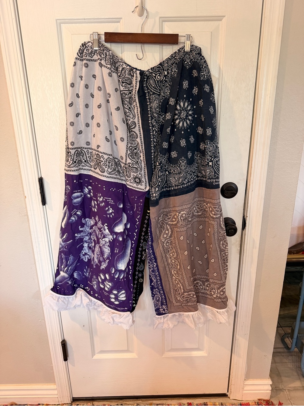 Handmade Upcycled Bandana Pants